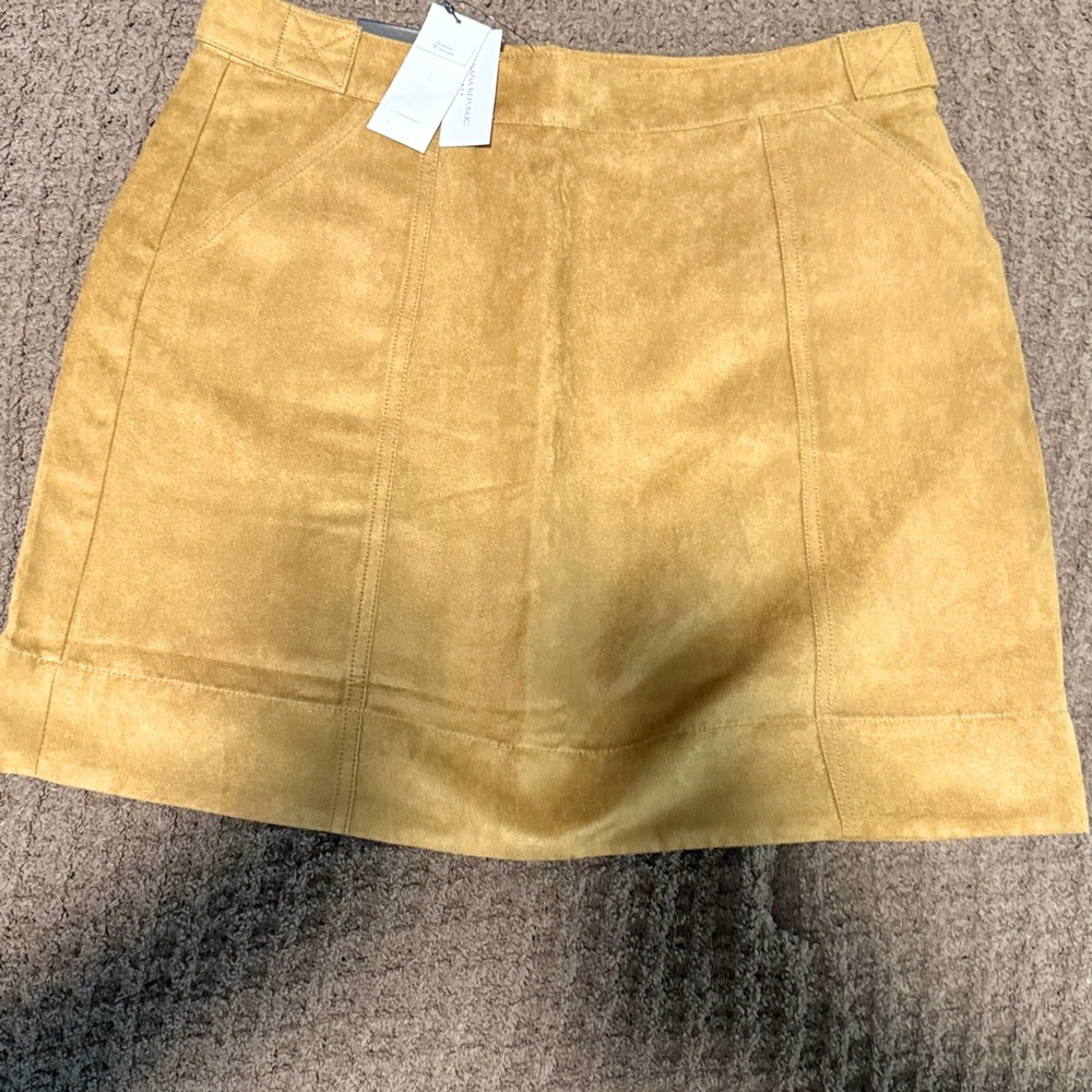 Banana Republic Light Brown Mini Skirt
